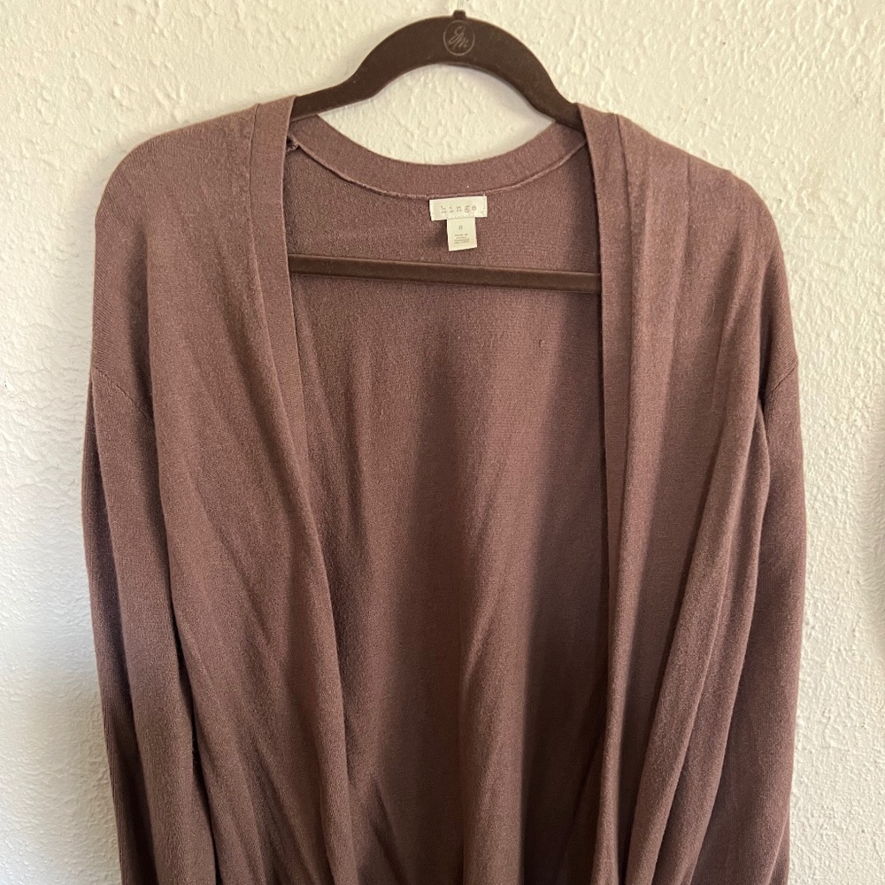 Hinge bubble sleeve cardigan